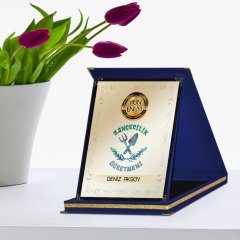 Kişiye Özel Yılın En İyi Bahçecilik Öğretmeni Lacivert Plaket Ödülü - 2