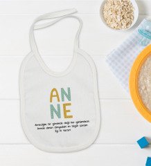 BK Kids Anne Tasarımlı Bebek Mama Önlüğü - Model 2
