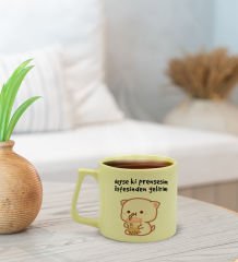 BK Gift Sarı Sert Kapaklı Defter ve Middle Kupa Seti, Arkadaşa Hediye, Yeni İş Hediyesi, Doğum Günü Hediyesi-11