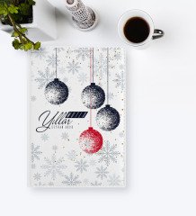 BK Gift Kişiye Özel Yılbaşı Mutlu Yıllar Temalı 2023 Beyaz Deri Ajanda - 13