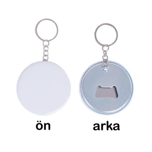 Uv Baskı İçin 58 mm Açacaklı Anahtarlık