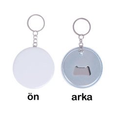 Uv Baskı İçin 58 mm Açacaklı Anahtarlık