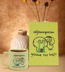 BK Gift Sarı Sert Kapaklı Defter ve Middle Kupa Seti, Arkadaşa Hediye, Yeni İş Hediyesi, Doğum Günü Hediyesi-13