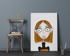 BK Home Uncool But Trending Tasarımlı Kanvas Tablo 70x100cm-1