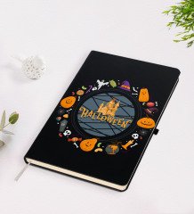 BK Gift Halloween Tasarımlı Siyah Defter-4