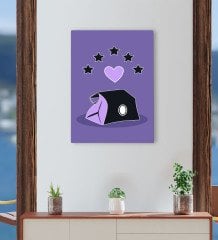 BK Gift Cafe & Bar & Restaurant Konseptli Kanvas Tablo 30x50cm-73
