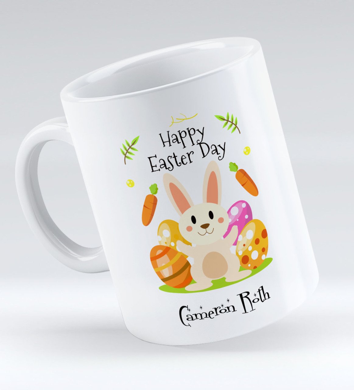 Kişiye Özel Paskalya Bayramı Beyaz Kupa Bardak-1