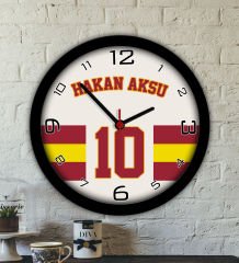 BK Gift Kişiye Özel İsimli Taraftar Ahşap Duvar Saati–1, Arkadaşa Hediye, Sevgiliye Hediye, Doğum Günü Hediyesi