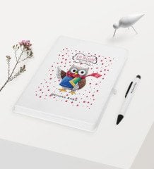 Kişiye Özel Tarih Öğretmeni Temalı Beyaz Defter Kalem Hediye Seti - 3