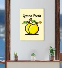 BK Gift Cafe & Bar & Restaurant Konseptli Kanvas Tablo 30x50cm-75