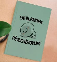 BK Gift Yeşil Sert Kapaklı Defter ve Middle Kupa Seti, Arkadaşa Hediye, Yeni İş Hediyesi, Doğum Günü Hediyesi-1