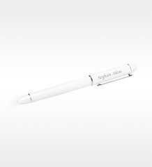 Kişiye Özel Polis Temalı Beyaz Defter Kalem Kupa Seti - 1