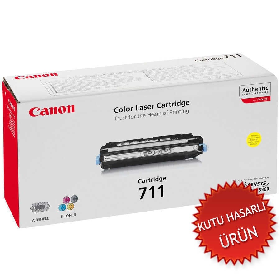 Canon CRG-711Y Sarı Orjinal Toner - LBP5300 (C) (T11775)