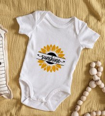 BK Kids Sunshine Tasarımlı Bebek Body Zıbın - Model 1