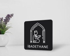 BK Home İbadethane Kapı Yönlendirme Levhası