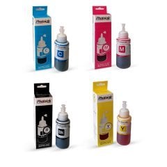 EPSON  EcoTank L382 için 4renk 1 Takım Photoink Mürekkep