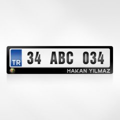Kişiye Özel İsimli Alfa Romeo Logolu Plakalık