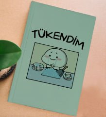 BK Gift Yeşil Sert Kapaklı Defter ve Middle Kupa Seti, Arkadaşa Hediye, Yeni İş Hediyesi, Doğum Günü Hediyesi-8