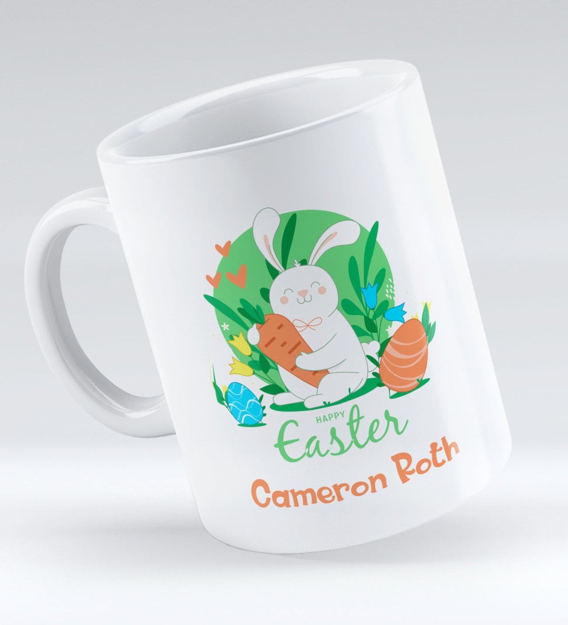 Kişiye Özel Paskalya Bayramı Beyaz Kupa Bardak-14