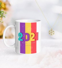 BK Gift Kişiye Özel 2023 Mutlu Yıllar Kupa ve Kar Tanesi Kolye-8
