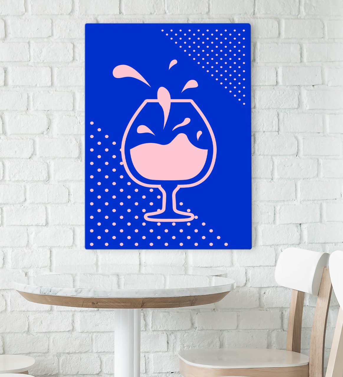BK Gift Cafe & Bar & Restaurant Konseptli Kanvas Tablo 70x100cm-78