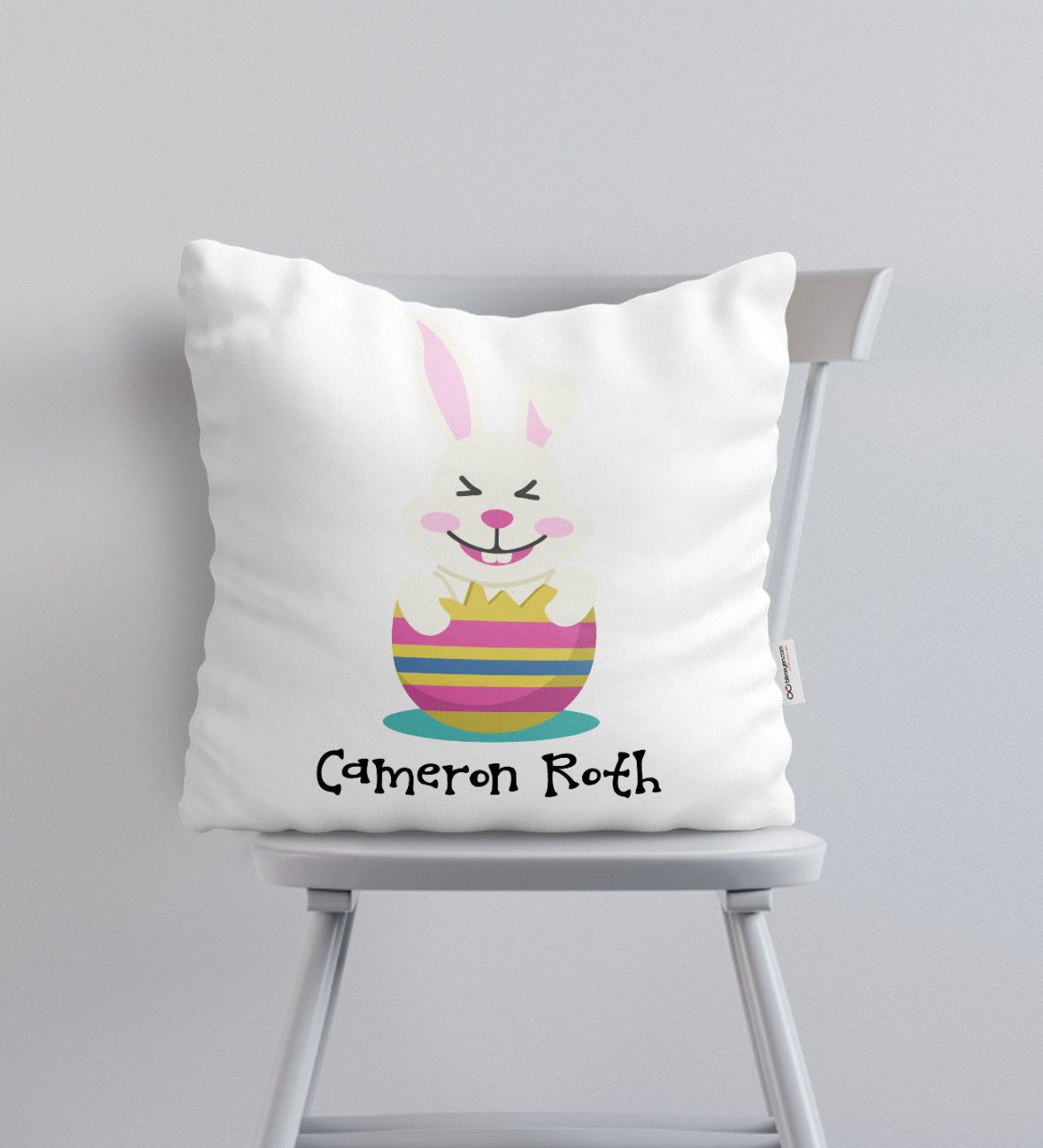 Kişiye Özel İsimli Paskalya Bayramı Yastık-3