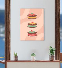 BK Gift Cafe & Bar & Restaurant Konseptli Kanvas Tablo 30x50cm-81