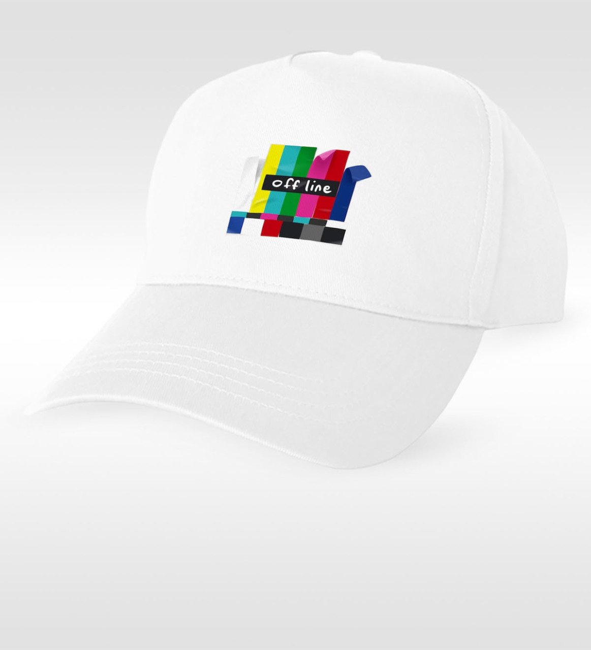 Kişiye Özel Baskılı Beyaz Spor Şapka - 21