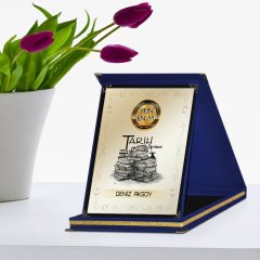 Kişiye Özel Yılın En İyi Tarih Öğretmeni Lacivert Plaket Ödülü - 1