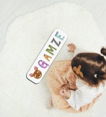 BK Toys Çocuklara Özel İsimli Figürlü Ahşap Eğitici Yapboz Puzzle-17
