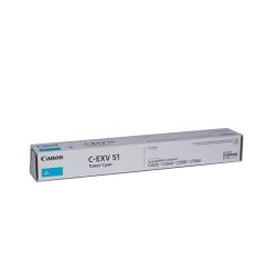 Canon C-EXV51 Mavi Orjinal Toner - IR-C5535i  / IR-C5540i (T16715)