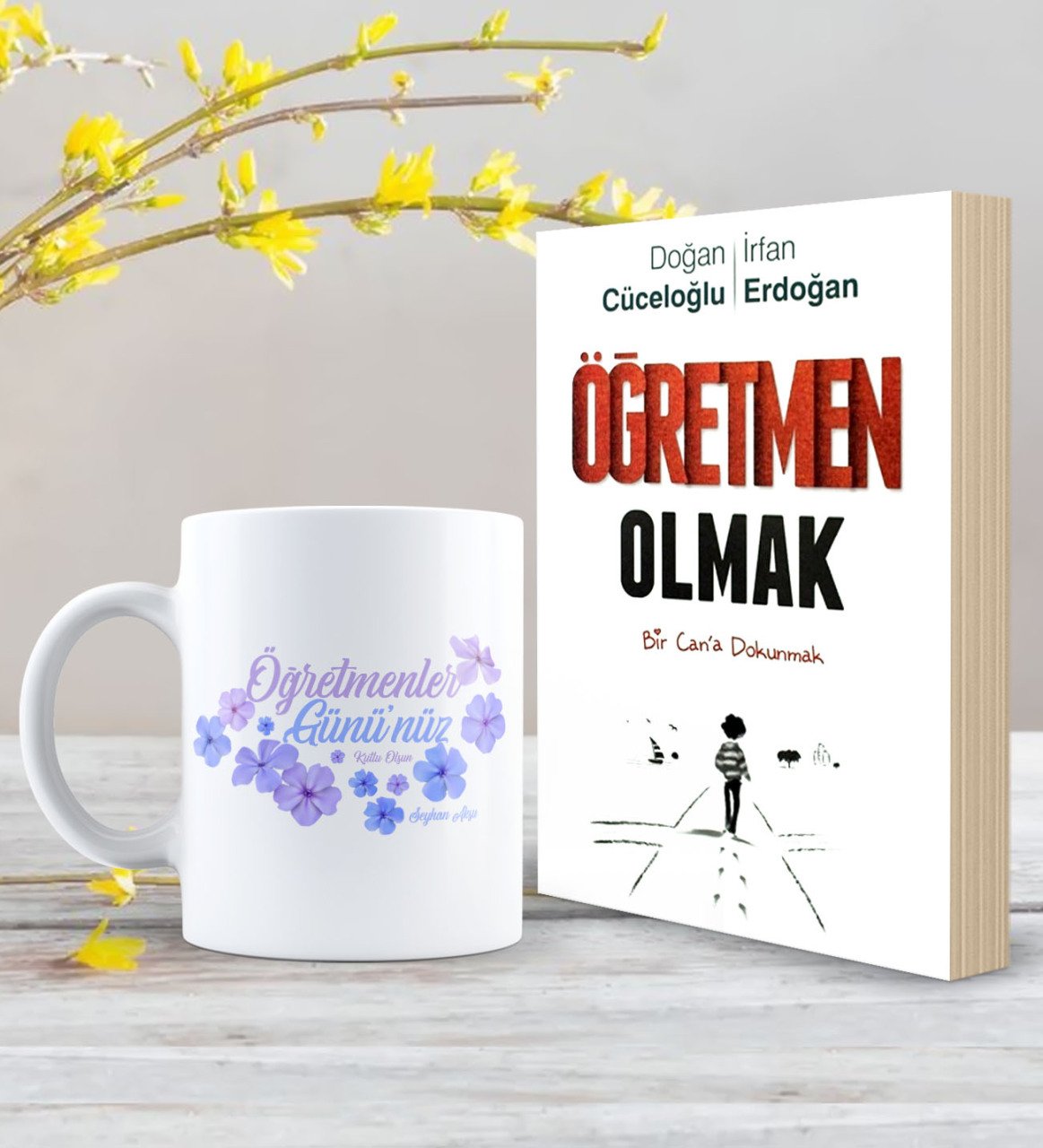 Kişiye Özel Öğretmen Olmak Kitabı ve Kupa Hediye Seti - 10