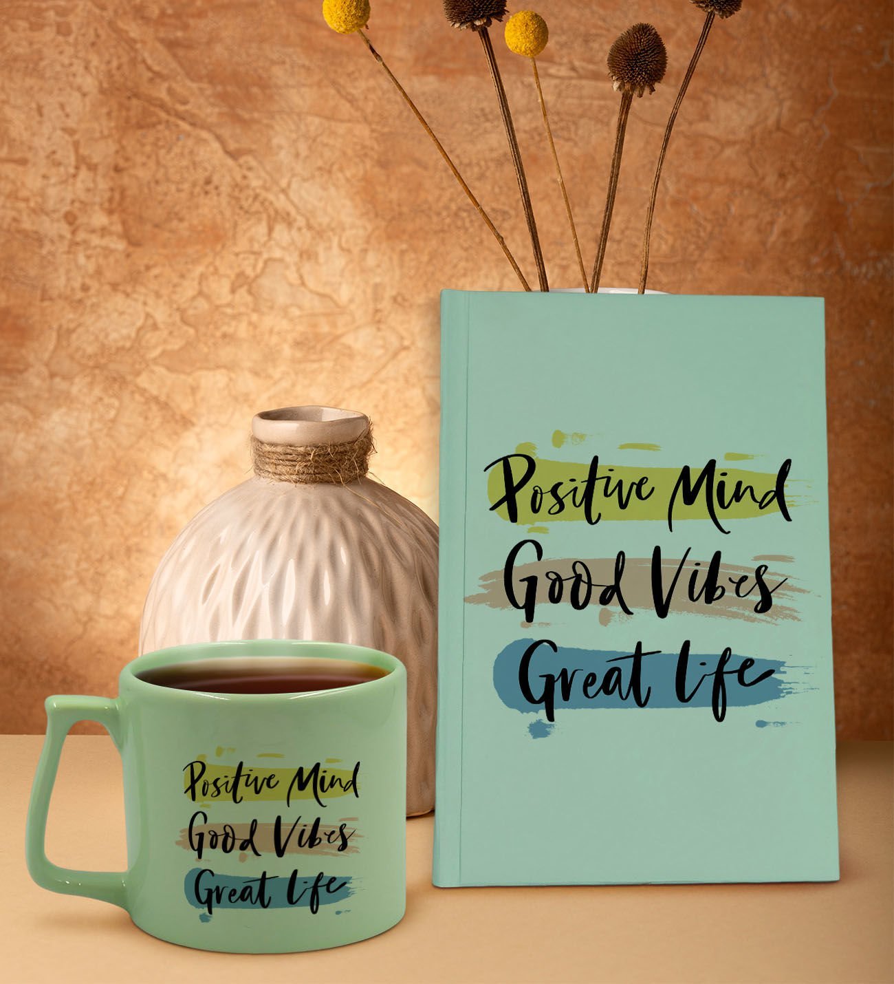 BK Gift Yeşil Sert Kapaklı Defter ve Middle Kupa Seti, Arkadaşa Hediye, Yeni İş Hediyesi, Doğum Günü Hediyesi-20