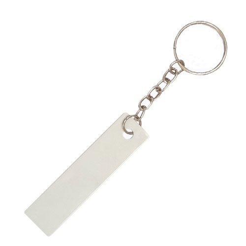 Sub.Dikdörtgen Metal Anahtarlık 6x1,5 cm
