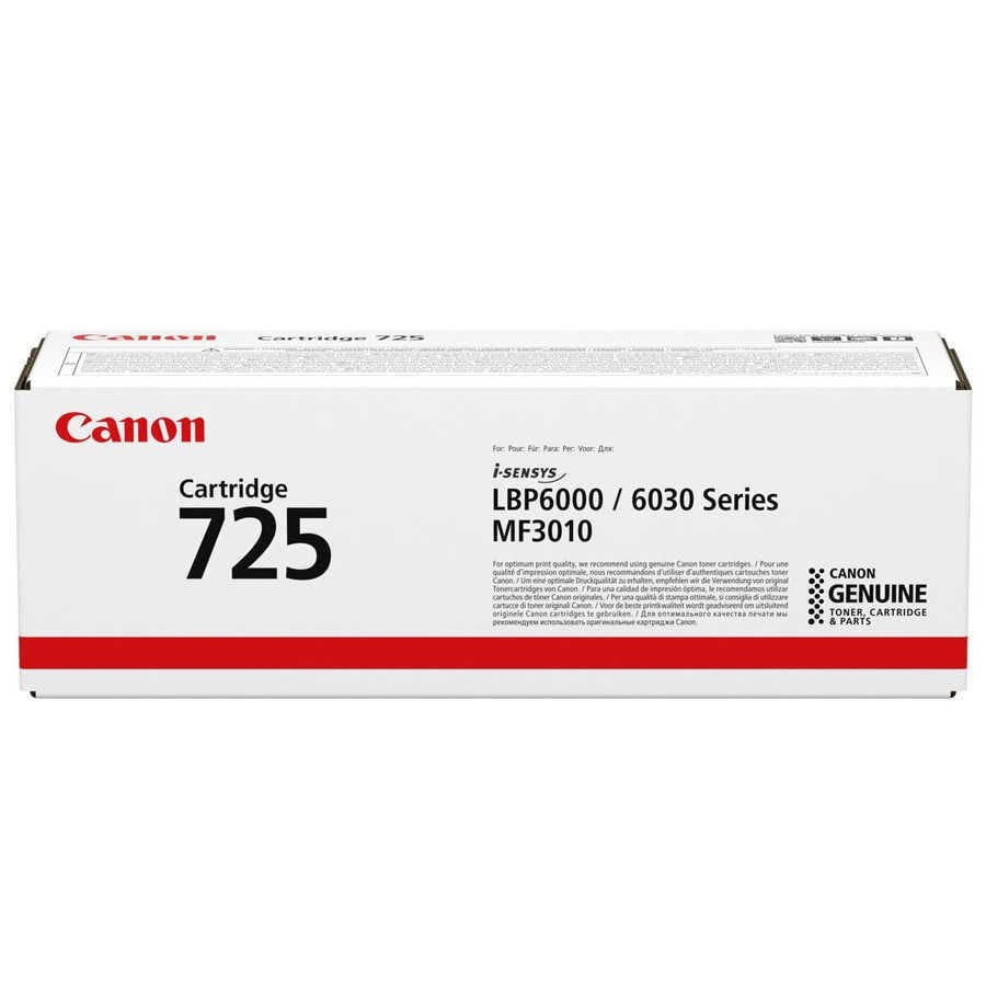 Canon CRG-725 Siyah Orjinal Toner - LBP6000 / LBP6030 / MF3010 (T3866)