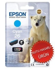 Epson C13T261240 (26) Mavi Orjinal Kartuş - XP-600 (C) (T16749)