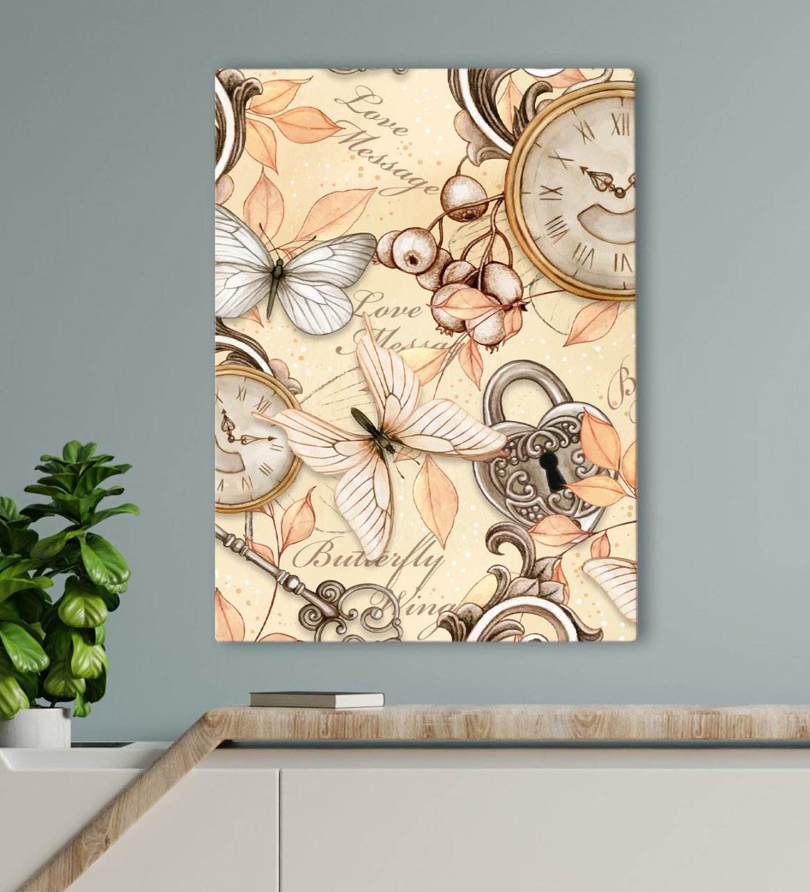 BK Gift Otel Odası Konseptli Kanvas Tablo 70x100cm-116