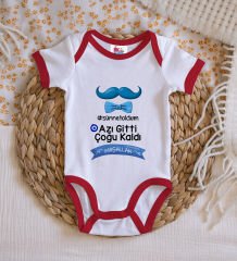 BK Kids Sünnet Tasarımlı Kırmızı Bebek Body Zıbın-7