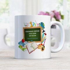 Kişiye Özel Beyaz Kupa Bardak (Öğretmenler Günü Temalı-29)