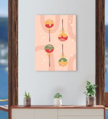 BK Gift Cafe & Bar & Restaurant Konseptli Kanvas Tablo 30x50cm-86