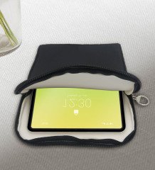 BK Gift Pusula Tasarımlı Taşınabilir Koruyucu Tablet Kılıfı & Organizer Çanta - Siyah-2