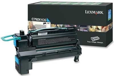 Lexmark C792X1CG Yüksek Kapasite Mavi Orjinal Toner - C792 (T6580)