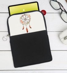 BK Gift Rüya Kapanı Tasarımlı Taşınabilir Koruyucu Tablet Kılıfı & Organizer Çanta - Siyah-1