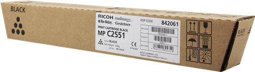 Ricoh MP-C2030 / C2050 / C2530 / C2550 / C2551 Siyah Orjinal Toner (842061) (T6582)
