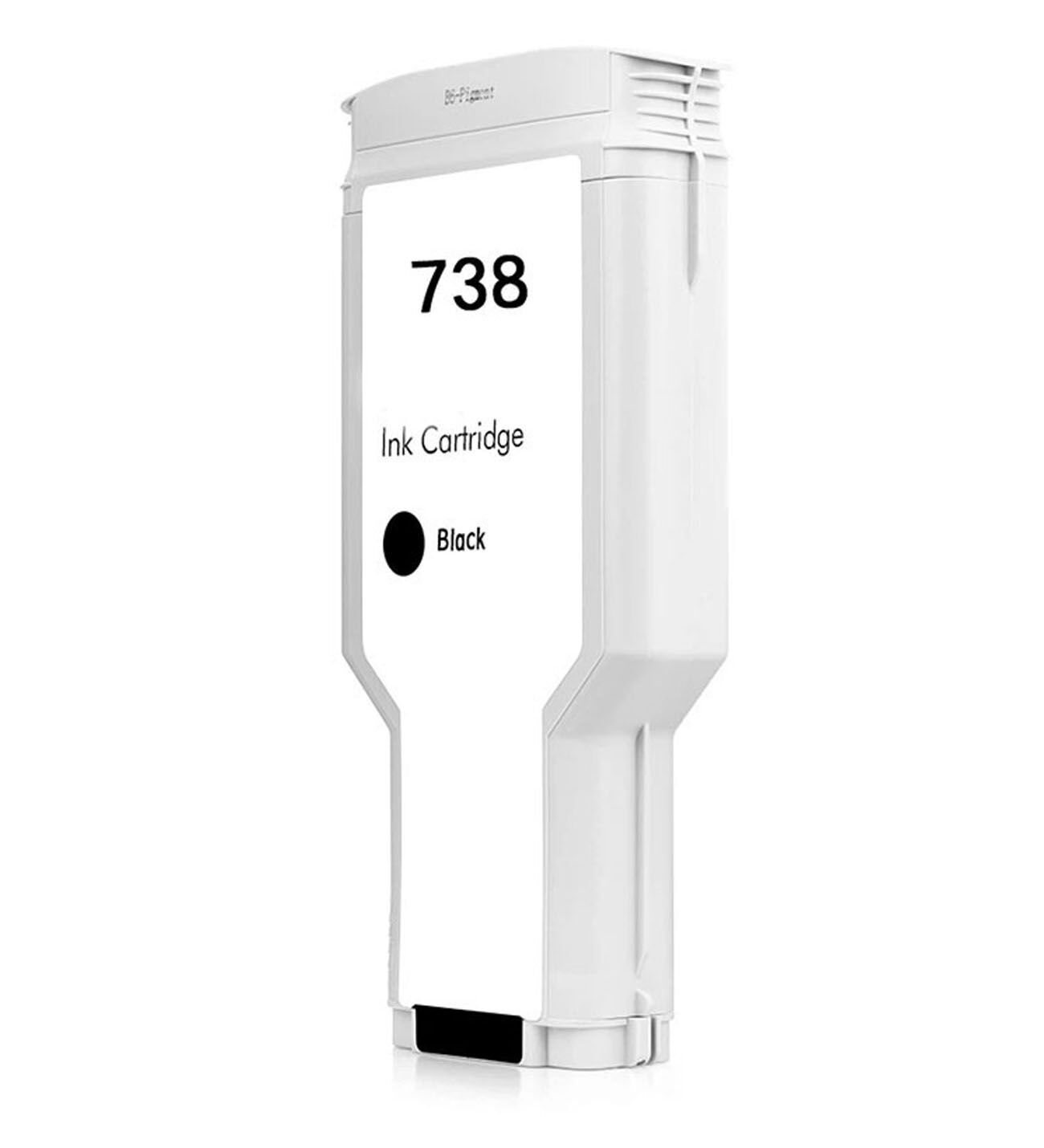 HP 738XL 498N4A Siyah Muadil Kartuş 300ML HP T850, HP T950