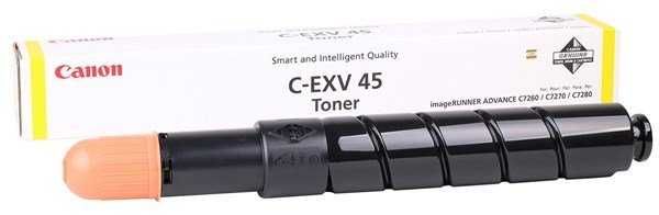 Canon C-EXV45 Sarı Orjinal Toner -  IR-C7260i / IR-C7270i / IR-C7280i (T8812)