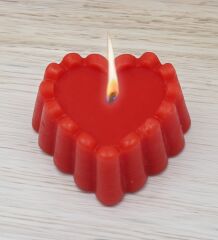 BK Gift Sevgililere Özel İsimli Kırmızı Defter ve Kokulu Kalp Mum Hediye Seti-11, Sevgiliye Hediye, Sevgililer Günü
