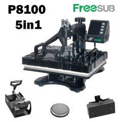 Combo 5in1 Transfer Baskı Presi 29X38 cm