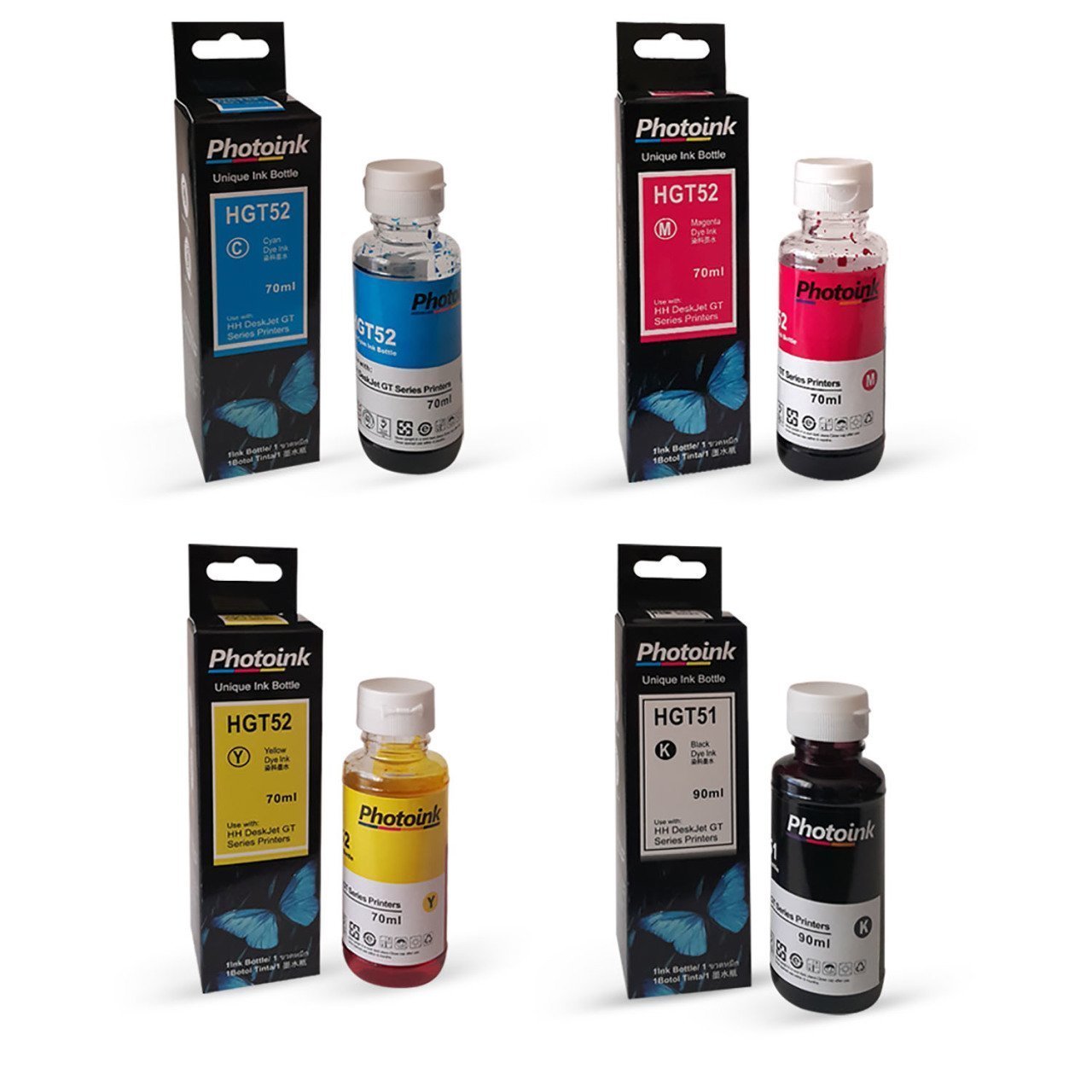 HP Ink Tank 415 4 renk 1 Takım Photoink Mürekkep