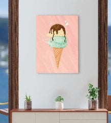 BK Gift Cafe & Bar & Restaurant Konseptli Kanvas Tablo 30x50cm-91